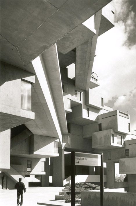 Habitat 67, Moshe Safdie, Architecture Brutalism, Architecture Concrete, Steel Industry, Brutalism Architecture, Brutalist Buildings, Concrete Architecture, Ludwig Mies Van Der Rohe