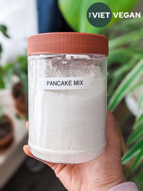 Vegan Waffle Mix, Vegan Pancake Mix Recipe, Just Add Water Pancake Mix Recipe, Vegan Pancake Recipe, Diy Pancake Mix, Vegan Pancake Mix, Waffle Mix Recipes, Pancake Mix Recipe, Homemade Pancake Mix