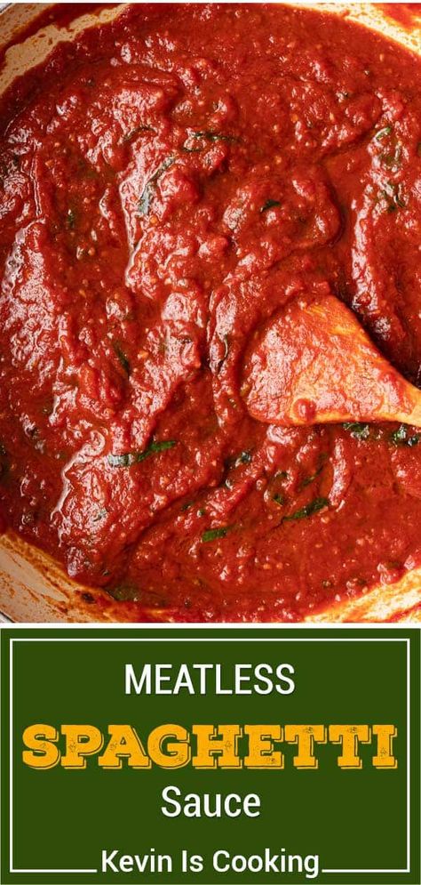 Spaghetti Sauce From Crushed Tomatoes, Meatless Pasta Sauce Recipes, Spaghetti Sauce With Crushed Tomatoes, Crockpot Recipes With Marinara Sauce, Marinara Spaghetti Sauce, Pasta Sauce With Crushed Tomatoes, Meatless Pasta Sauce, Spaghetti Sauce With Tomato Sauce, Meatless Spaghetti Sauce Recipe