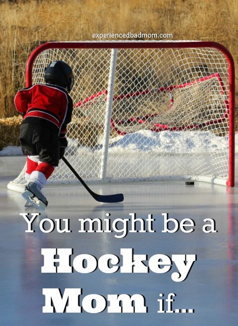 "You might be a hockey mom if...." How would you finish this sentence? Check out this list for all the hilarious details! Hockey Mom Quotes Funny, Hockey Quotes For Kids, Hockey Humor Funny, Hockey Mom Quotes, Mom Day Quotes, Hockey Mom Quote, Mom Quotes Funny, Quotes Funny Life, Mom Birthday Quotes