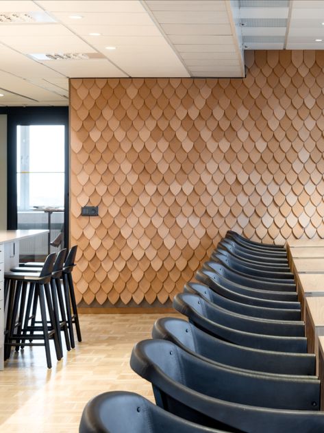 Cork Wall Panels, Donor Recognition, Scandinavian Architecture, Podcast Studio, Acoustic Design, Cork Wall, Notice Board, Acoustic Wall Panels, Acoustic Wall