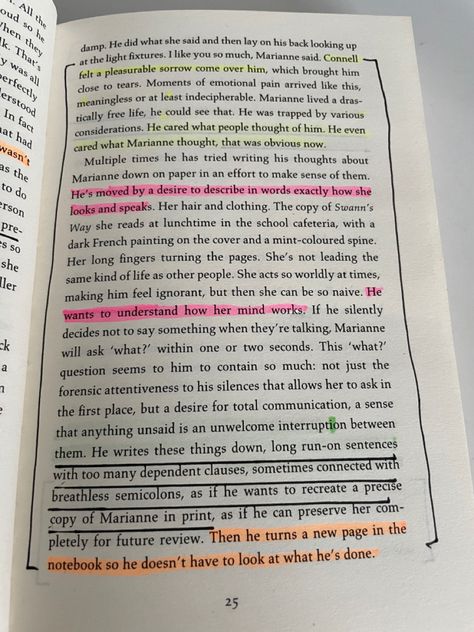 Book Annotation Normal People, Normal People Annotations, Annoting Books, Annotation Ideas, Normal People Quotes, Minimal Book, Annotated Books, Book Annotations, Beach Read