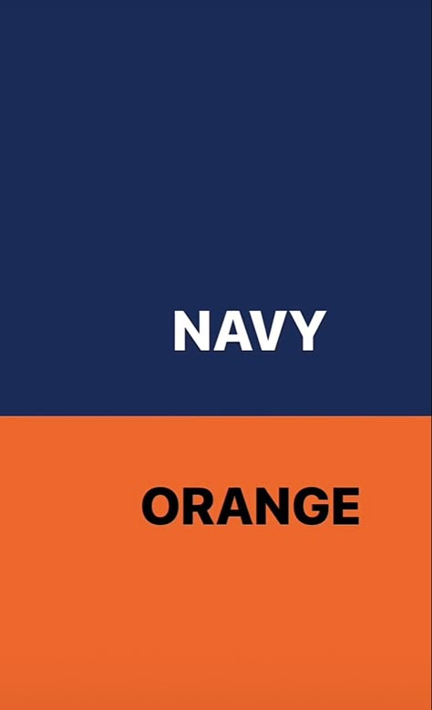 Navy Orange Palette, Blue And Orange Poster, Navy Color Combinations, Navy Blue Color Combinations, Navy Blue Colour Palette, Navy Colour Palette, Orange Color Combo, Color Matching Clothes, Flat Color Palette