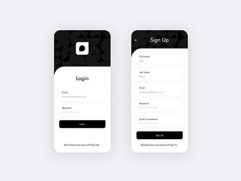 Sign up / Login UI on Behance App Sign In Page, Sign In App Design, App Sign Up Design, Login Ux Design, Login Page Design Mobile, Login Screen Mobile Ui, App Login Design, Login Form Ui Design, Login Ui Mobile