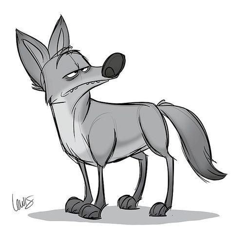 Do you know the difference between a dog, a fox, and a coyote? Neither do I. #dog #fox #coyote Easy Coyote Drawing, How To Draw A Coyote Step By Step, Animation Expressions, Coyote Character Design, Coyote Cartoon Drawing, Coyote Character, Coyote Drawing, I Dog, Dog Sketches