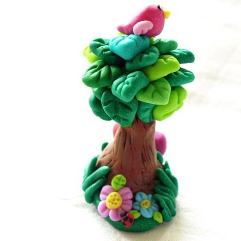 Baden Switzerland, Tree Clay, Whomping Willow, Clay Tree, Jumping Clay, Clay Fairy House, Tree Inspiration, Kids Clay, Polymer Clay Figures