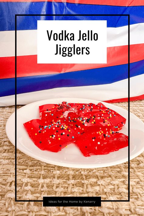 Learn how to make Jello jigglers with sprinkles for an adult treat with the flavor of a mule. This colorful recipe is made with 5 ingredients (plus water). Get the recipe and tips at Ideas for the Home by Kenarry. Boozy Jello Jigglers, Alcoholic Jello Jigglers, Jello Jiggler Shots, Jello Jigglers With Alcohol, Rainbow Jello Shots, Jello Jigglers, How To Make Jello, Rainbow Jello, Mint Brownies