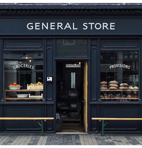 General store Apothecary Design, Bakery Interior, Small Cafe Design, Retail Space Design, Storefront Signs, Modern Store, Storefront Design, French Bakery, Shop Fronts