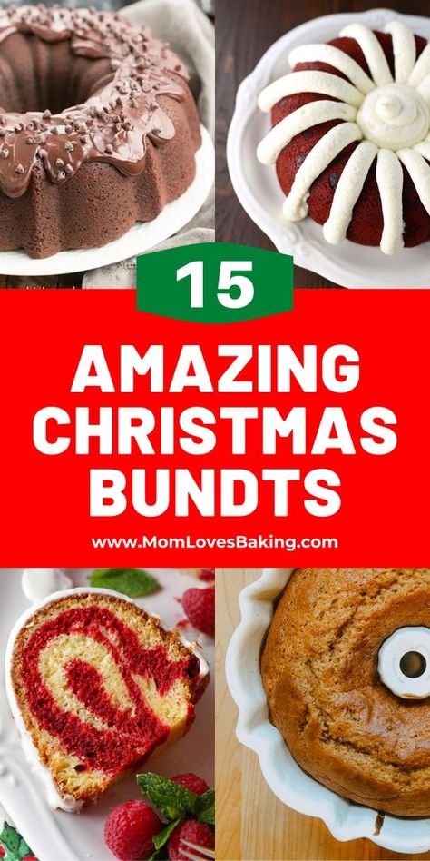 Christmas Bundt Cakes, Christmas Bundt Cake Recipes, Bunt Cake Recipe, Christmas Desserts Cakes, Christmas Bundt Cake, Bundt Pan Recipes, Bundt Cake Recipes, Family At Christmas, Bundt Recipes