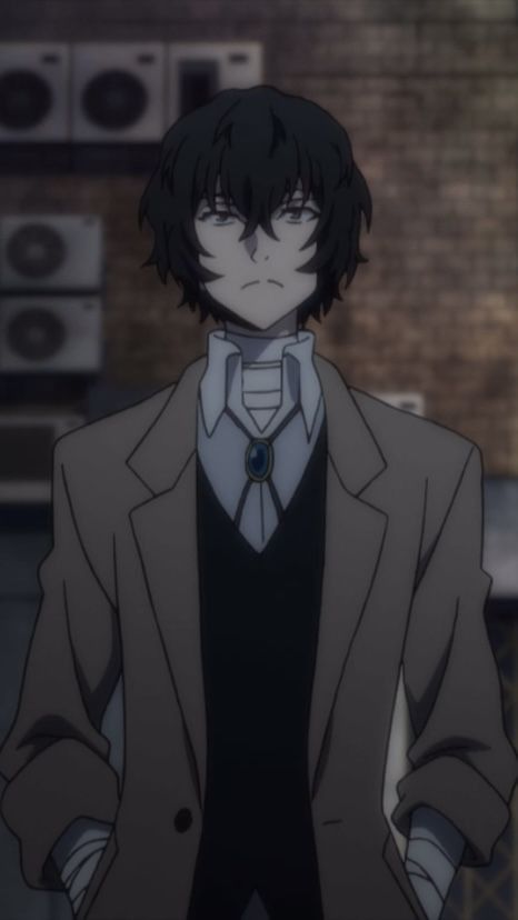 Dazai Osamu Anime, Anime Fanfiction, Osamu Dazai, Dazai Bungou Stray Dogs, Dog Wallpaper, Dazai Osamu, Bongou Stray Dogs, Stray Dogs Anime, Cute Little Drawings