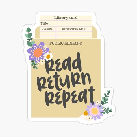 Get my art printed on awesome products. Support me at Redbubble #RBandME: https://www.redbubble.com/i/sticker/Library-card-by-sandrinebonad/164061941.EJUG5?asc=u Library Card, Public Library, The Borrowers, Awesome Products, My Art, Art Prints, For Sale, Art