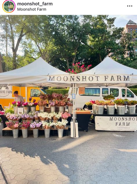 Farmers market stand