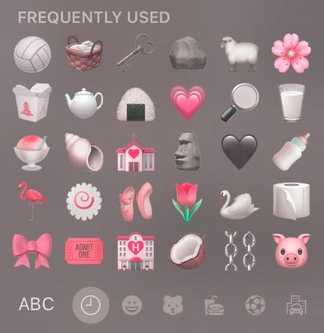 Pink Emoji Combos, Pink Emoji, Cute Emoji Combinations, Emoji Combos, Emoji Set, Emoji Combinations, Emoji For Instagram, Phone Inspiration, Cute Emoji