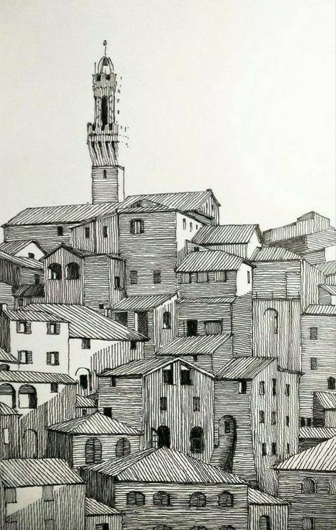 Fineliner Art, Arte Peculiar, Výtvarné Reference, Pen Art Drawings, Canvas For Beginners, White Drawing, Perspective Art, Soyut Sanat Tabloları, Architecture Drawing Art