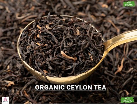 Premium Black Ceylon Tea - Fresh, Aromatic, Loose Leaf or Bags | Authentic Sri Lankan Tea | Rich Flavor & Antioxidant Boost | 5 oz 150 gr , Ceylon Tea, Living Food, Sachets, Loose Leaf, Coffee Drinks, Sri Lanka, Coffee Tea, Tea, Black