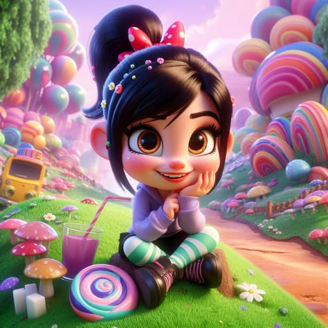 Vanellope Von Schweetz Wallpaper, Buu Monster Inc, Happy Birthday Doodles, Disney Sweets, Vanellope Y Ralph, Spongebob Cartoon, Disney Cuties, Vanellope Von Schweetz, Hey Siri