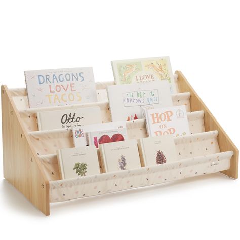 PRICES MAY VARY. Playful Organization - Make Tidying Fun: ZICOTOs’ montessori kids bookshelf is a tidy-up champ! With dimensions of 28.7x15.7x13.6”, it holds up to 20 books and also keeps small toys and knick-knacks in order, ensuring your nursery or playroom stays neat and inviting Kid-Friendly Height - Great To Explore & Learn: The kid-height nursery bookshelf sparks curiosity and independence. Tailored for little explorers, it fosters a love for books & reading and teaches organizational skil Toddler Room Book Storage, Decorative Bookshelf, Bookshelf For Kids, Cute Bookshelves, Play Room Decor, Modern Terrazzo, Decorative Bookshelves, Beautiful Bookshelf, Kids Bookshelf