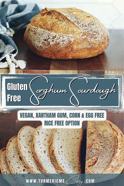 Sorghum Sourdough Bread, Sorghum Bread Recipe, Cassava Flour Bread, Healthy Recipes Gluten Free, Sorghum Recipes, Gluten Free Sourdough Bread, Yeast Free Breads, Making Sourdough Bread, Lectin Free