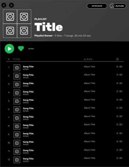 Spotify playlist template small Bereal App Template, Spotify Playlist Template Edit, Spotify Album Template, Spotify Wrapped Template 2023, Song Playlist Template, Spotify Playlist Yearbook, Spotify Artist Profile Template, Spotify Layout Template, Spotify Layout Template Aesthetic