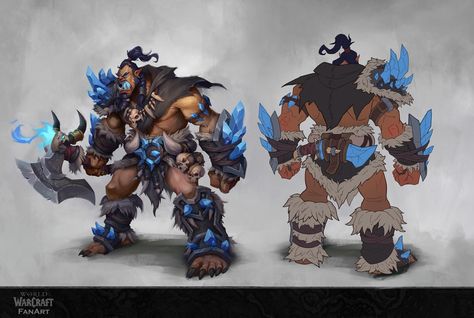 ArtStation - Orc, Shadowmoon clan - World of WarCraft FanArt, Serhii Davydenko Wow Orc, World Of Warcraft Orc, Warcraft Fanart, World Of Warcraft Art, Tb Choi, Warcraft Orc, Green People, Warcraft Characters, Warcraft Art