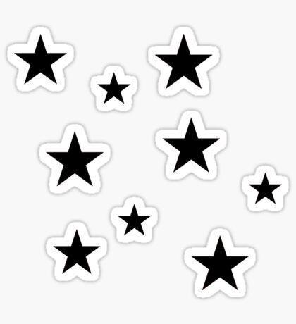 Star Stickers Printable, Stars Background, Stickers Cool, Scrapbook Printing, Tumblr Stickers, Computer Sticker, Scrapbook Stickers Printable, Black Stickers, Phone Stickers