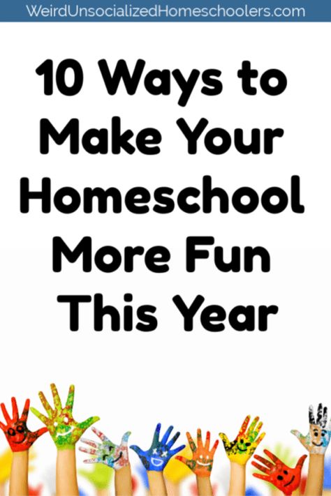 Homeschooling doesn't have to mean endless workbooks and flashcards. Try one or all of these tips to make your homeschool more fun this year! #homeschool #homeschooling #ideas #fun Homeschool Fun, Homeschool Middle School, Messy Crafts, Homeschool Tips, Homeschool Elementary, Homeschool Inspiration, How To Start Homeschooling, Homeschool Encouragement, Home Schooling