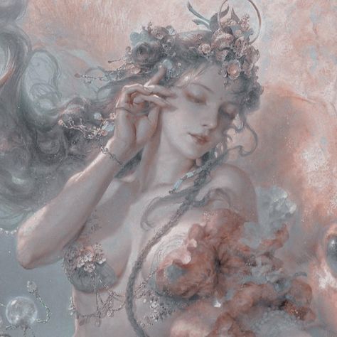 Medusa Pfp Greek, Aphrodite Pfp, Greek Pfp, Nymphs Greek Mythology, Goddess Pfp, Chat Aesthetic, Amino Icons, Mermaid Aesthetic, Aesthetic Stuff