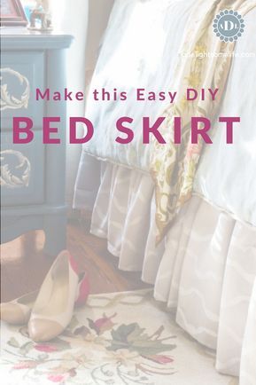 Finding just the right bedskirt is not easy. I decided to make my own. I share how I transformed curtain panels; pattern of my choice, into a beautiful bedskirt. DIYBedskirt #bedroomdecor #bedskirt #easy #makeyourown #adelightsomelife Bedskirt Ideas, Modern French Decor, Diy Bed Skirt, King Size Bed Skirt, French Country Bathroom, Tufted Upholstered Headboard, Amazing Crafts, Sleeper Sofas, Twin Xl Bedding