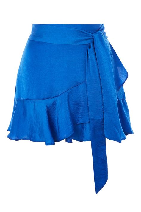 PETITE Ruffle Tie Mini Skirt - Clothing- Topshop Europe Petite Skirts, Skirt Petite, Frilly Skirt, Rock Outfit, Tie Skirt, Miniskirt Outfits, Skirt Short, Petite Skirt, Topshop Outfit