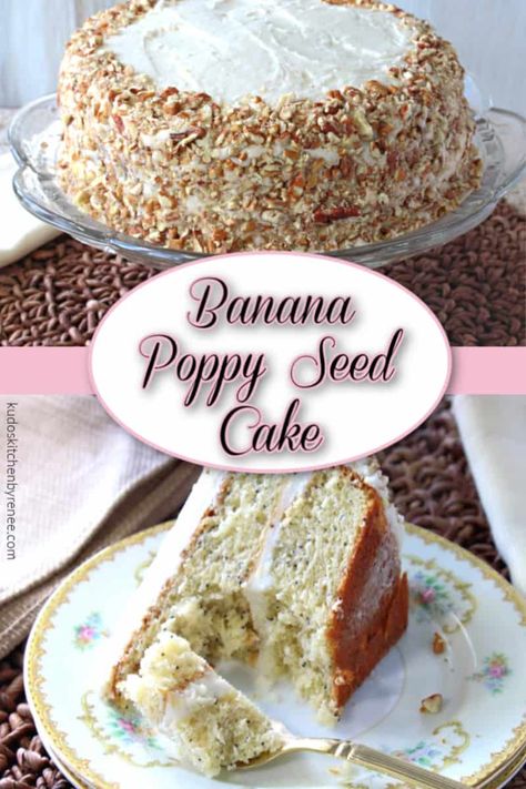 Poppy Seed Cake Recipe, Seed Cake, Homemade Snickers, Poppy Seed Cake, Measuring Ingredients, Banana Dessert, Easy No Bake Desserts, Delicious Cake Recipes, Cake Tasting