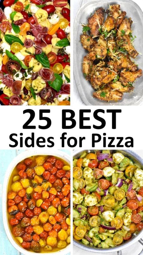 Pizza Sides Dishes, Sides For Pizza Party, Sides To Go With Pizza, Pizza Party Side Dishes, Sides For Pizza, Side Dish For Pizza, Pizza Side Dishes, Sausage Kabobs, Pizza Sides