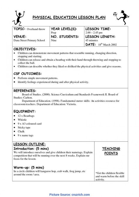 Phys Ed Lesson Plan Template Awesome Physical Education Lesson Plan Template Recent Business Pe Lesson Plan Template, Elementary Lesson Plan Template, Physical Education Lesson Plans, Pe Lesson Plans, Physical Science Lessons, Elementary Physical Education, Elementary Pe, Physical Education Lessons, Pe Lessons