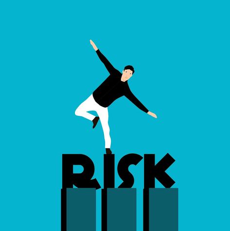 Risk Taker Drawing, Risk Graphic Design, Risk Management Illustration, Risk Illustration, Quotes Icon, Network Marketing Motivation, Quotes Icons, Notes Plan, Management Logo