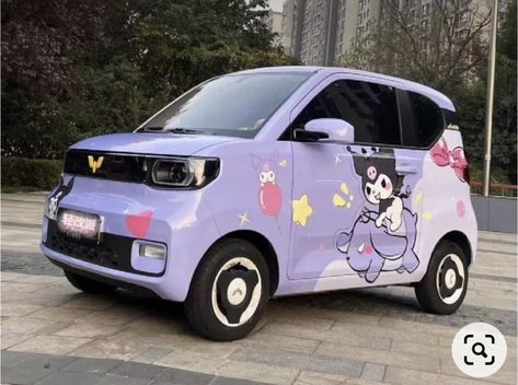 Cute Small Cars, Hello Kitty Bathroom, Kawaii Car, Hello Kitty Car, Cool Car Accessories, Girly Car, Hello Kit, Hello Kitty Drawing, Hello Kitty Birthday