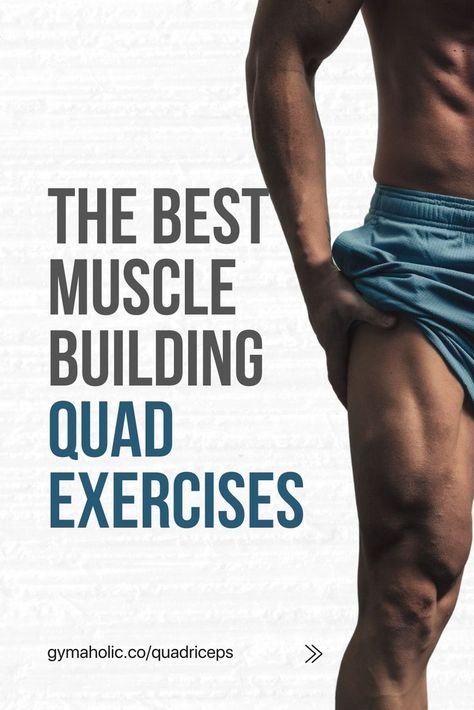 Training hard on your quad and leg days wouldn't magically show visible growth if you're choosing workouts that don't achieve 100% activation of your muscles.

It's time to add in these 3 best quad exercises to help you build bigger and stronger quads.

Read the full article if you want more insights about quads and science-based best exercises. Quad And Core Workout, Best Quad Exercises, Quad Workout, Leg Days, Quad Muscles, Muscle Builder, Quad Exercises, Best Exercises, Fitness Articles