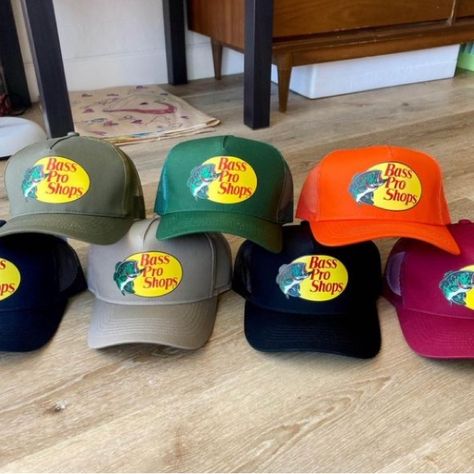 Bass Pro Shops Hat Snapback Trucker Hats for Adult  (New with tag) Bass Pro Shops Hat, Bass Pro Shop Hat, Hats Cap, Hats Snapback, Trucker Hats, Trucker Hat, Bass, Tags, Hats