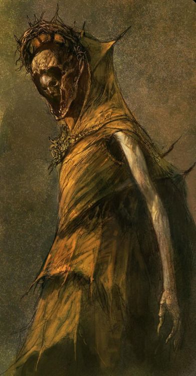 meanwhilebackinthedungeon:  The King in Yellow – Dave Kendall The King In Yellow, Art Sinistre, King In Yellow, Lovecraft Cthulhu, Weird Fiction, Lovecraftian Horror, Hp Lovecraft, Eldritch Horror, Psy Art