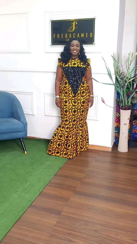 Aesthetic Skin Care Products, Kampala Gown Styles For Ladies, Yakoema Fashion, Simple Dress Styles, Aesthetic Skin Care, Boubou Styles For Women, Ankara Dress Designs, Bubu Gown Styles, African Fabric Dress