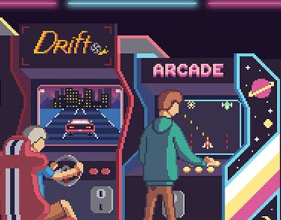 Check out new work on my @Behance profile: "ARCADE ROOM | Pixel Art Animation" http://be.net/gallery/107908449/ARCADE-ROOM-Pixel-Art-Animation Pixel Art Arcade, Arcade Illustration, Arcade Pixel Art, Pixel Art Animation, Arcade Art, Arcade Room, Arcade Video Games, Pixel Animation, 8bit Art