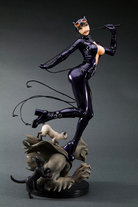 Modeling 101, Dc Catwoman, Catwoman Comic, Dc Figures, Catwoman Cosplay, Character Statue, Batman Toys, Batman And Catwoman, Arte Dc Comics