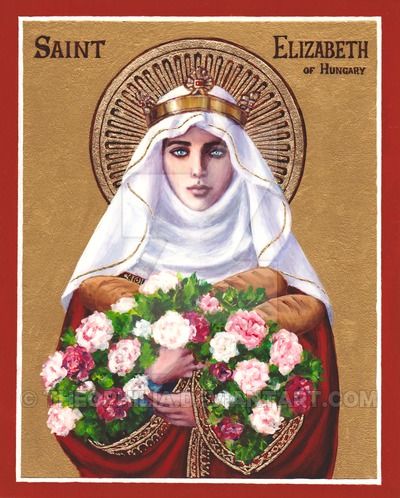 St. Elizabeth of Hungary icon by Theophilia on DeviantArt St Elizabeth Of Hungary, Saint Elizabeth Of Hungary, Elizabeth Of Hungary, St Judas, Icon Tattoo, Saint Philomena, St Elizabeth, Saint Elizabeth, All Saints Day