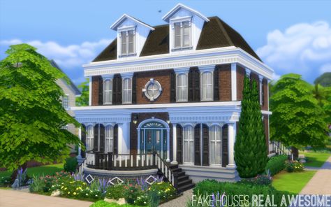 Sims 4 Blog, Sims Houses, Sims 4 House Building, Sims 4 House Design, Casas The Sims 4, Sims Building, Sims House Plans, Sims House Design, Sims Four