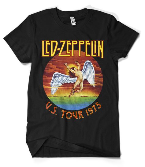 Led Zeppelin T-Shirt Led Zeppelin Tshirt, Led Zeppelin Tattoo, Led Zeppelin Vintage, Led Zeppelin T Shirt, Led Zeppelin Shirt, Diy Denim, Metal Shirts, Vintage Band Tees, Fabric Poster