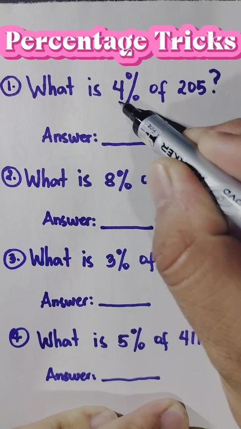 BASIC MATH REVIEW: Fastest Percentage Tricks That You Need To Know! #mathematicstutorial #SimpleMathematics | By Mathematics Tutorial | Facebook Maths Tricks For Competitive Exams, Percentages Math Worksheets, Percentage Tricks, Percentages Math, Math Board, Math Boards, Learning Mathematics, Math Tutorials, Basic Math Skills