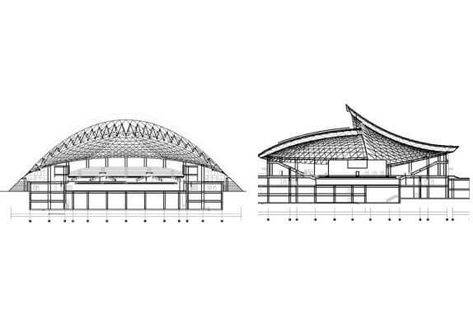 Hyperbolic Parabolic Steel Space Frame Construction For A Comprehensive Gymnasium Hyperbolic Paraboloid, Sequence Diagram, Wall Structure, Steel Roofing, Architecture Design Drawing, Space Frame, Roof Structure, Construction Cost, Roofing Systems