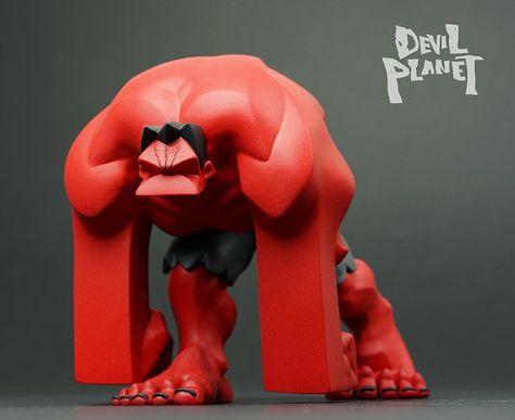 Minjung Kang, Hulk Cartoon, Planet Hulk, Art Toys Design, Red Hulk, Vinyl Art Toys, Toy Sculpture, Geek Art, Vinyl Toys