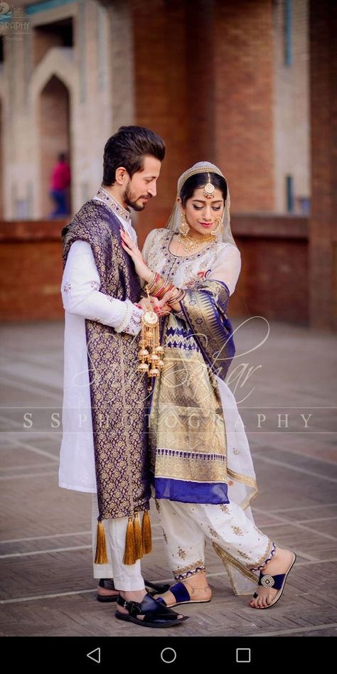 Couple goals Pakhtoon Couple, Couple Dressing Matching Pakistani, Wedding Couple Pakistani, Walima Couple Dressing Pakistani, Pakistani Serial Couple Pic, Pakistani Bridal Dresses Online, Groomsmen Dress, Nikah Outfit, Nikah Dress