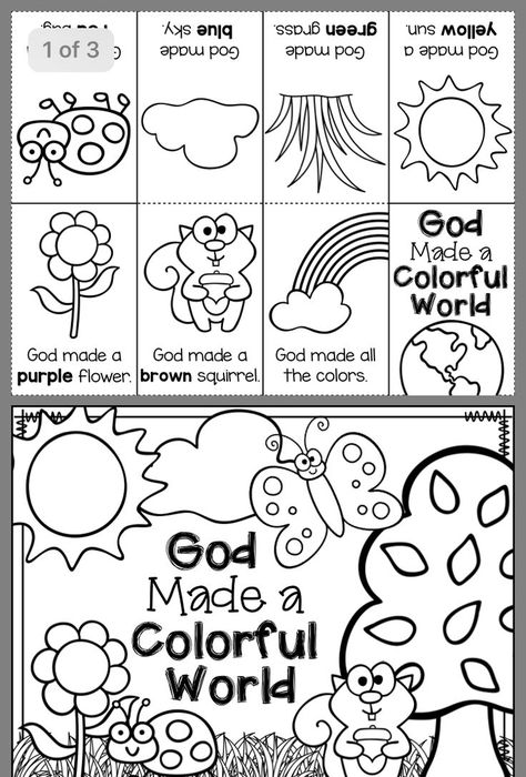 School Crafts For Kids, Creation Bible Lessons, Toddler Bible Lessons, Toddler Bible, Sunday School Coloring Pages, Preschool Bible Lessons, Bible Activities For Kids, Preschool Bible, Sunday School Crafts For Kids