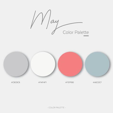 Month Of May Color Palette, Korean Color Palette, August Color Palette, May Color Palette, May Colors, Book Buddy, March Colors, Planner Themes, Marketing Colors