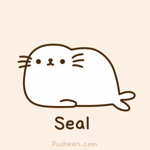 Things cats kind of look like Seal Gif, Seal Cartoon, Pusheen Love, Pusheen Cute, Cute Seals, Seal Pup, Baby Seal, Pusheen Cat, Cute Cartoon Drawings